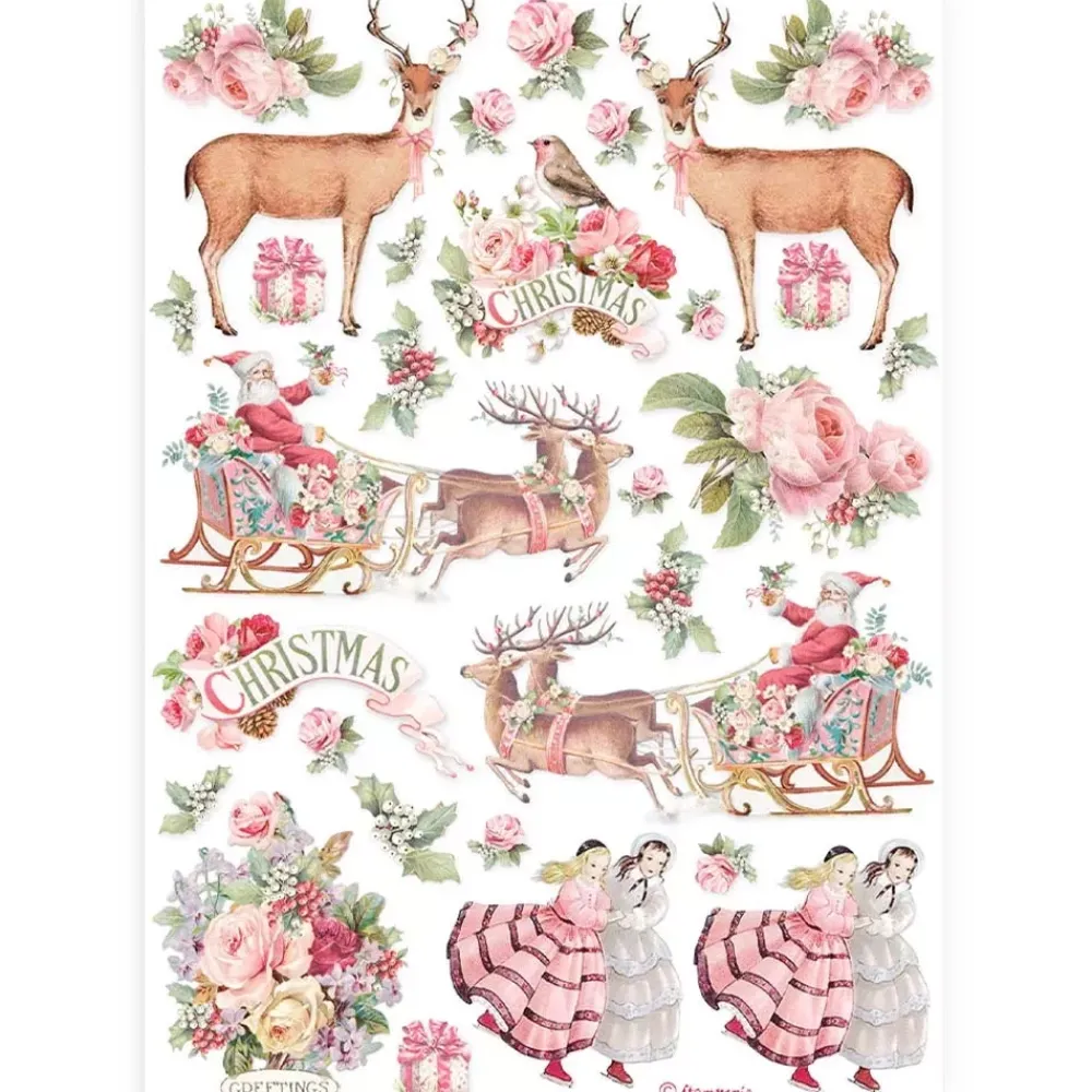 Discount Set 6 papeles de arroz All You Need For Christmas 21x30cm Decoupage
