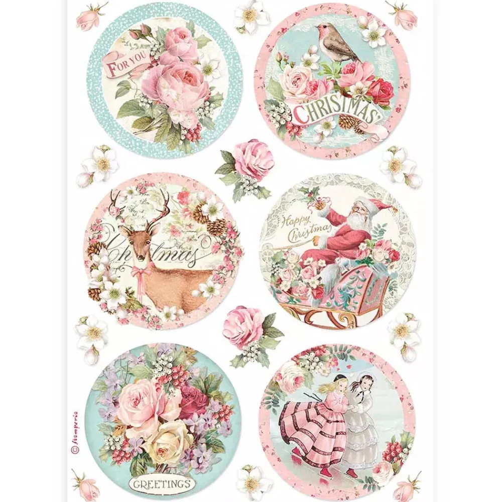 Discount Set 6 papeles de arroz All You Need For Christmas 21x30cm Decoupage