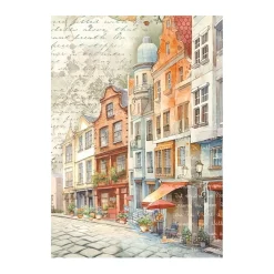 Online Set 8 papeles de arroz Art of Travelling 10x15cm Papeles|Decoupage