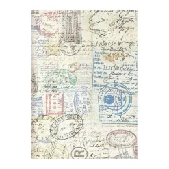 Online Set 8 papeles de arroz Art of Travelling 10x15cm Papeles|Decoupage