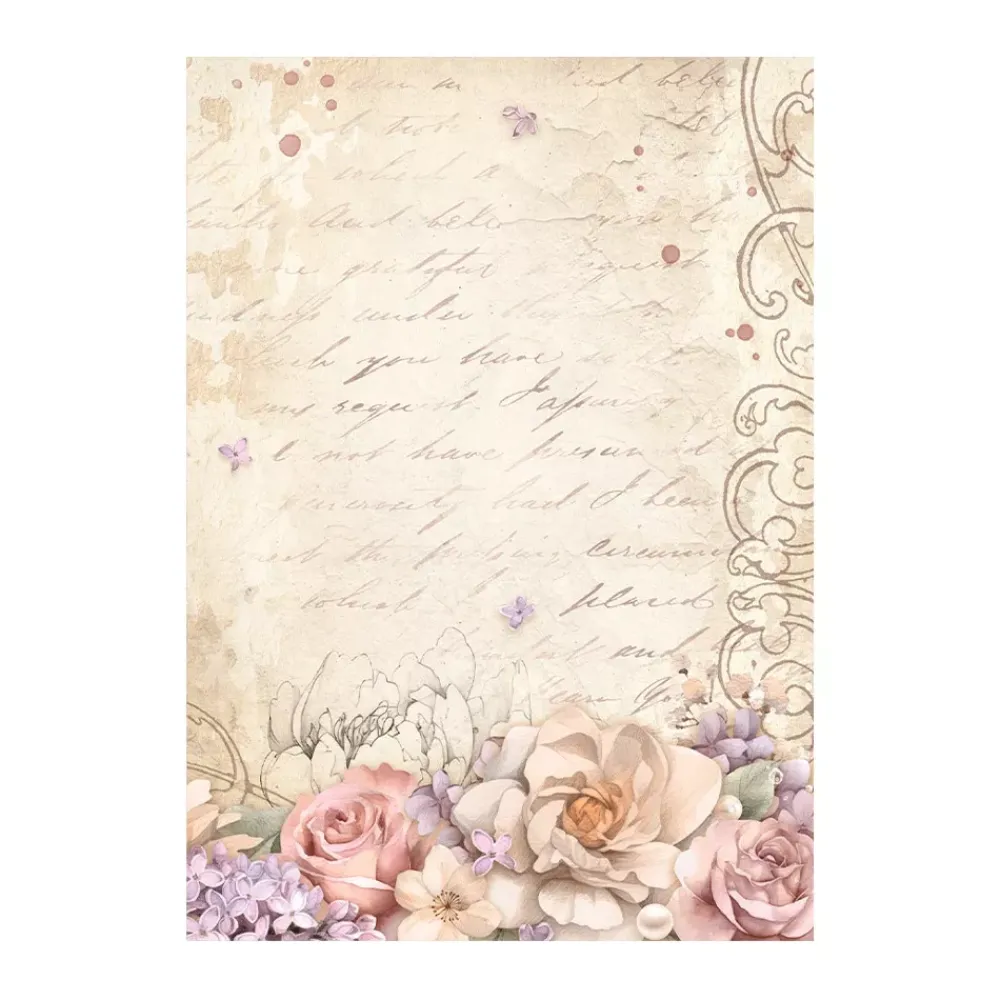 Online Set 8 Papeles de Arroz Backgrounds Romance Forever 10x15cm Decoupage
