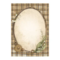 Set 8 papeles de arroz Backgrounds Romantic Hidden Grove 10x15cm Papeles|Decoupage