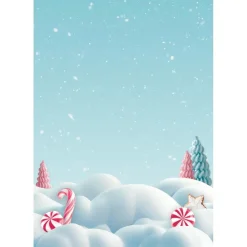 Clearance Set 8 papeles de arroz Backgrounds Romantic Candy Christmas 10x15cm Papeles|Decoupage