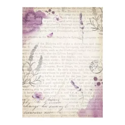 New Set 8 papeles de arroz Backgrounds Lavender 10x15cm Papeles|Decoupage