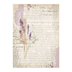New Set 8 papeles de arroz Backgrounds Lavender 10x15cm Papeles|Decoupage