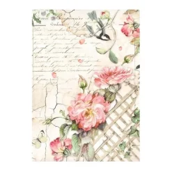 Outlet Set 8 papeles de arroz Backgrounds House of Roses 10x15cm Papeles|Decoupage