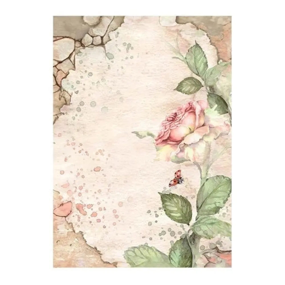 Outlet Set 8 papeles de arroz Backgrounds House of Roses 10x15cm Papeles|Decoupage