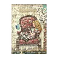 Clearance Set 8 papeles de arroz Backgrounds Alice Forever 10x15cm Papeles|Decoupage