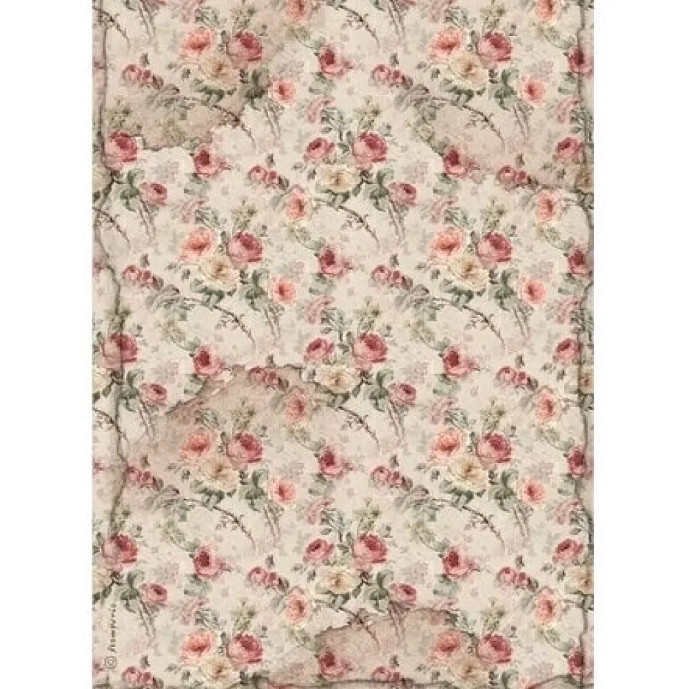 Sale Set 6 papeles de arroz House of Roses 21x30cm Decoupage|Papeles