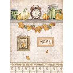 Outlet Set 6 papeles de arroz Romantic Golden Harmony 21x30cm Decoupage|Papeles