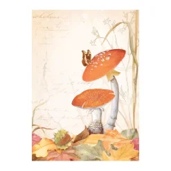 Online Set 8 papeles de arroz Romantic Woodland 10x15cm Decoupage|Papeles