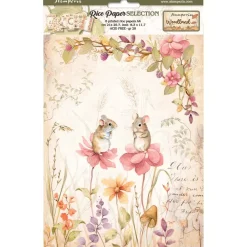 Hot Set 6 papeles de arroz Romantic Woodland 21x29cm Decoupage