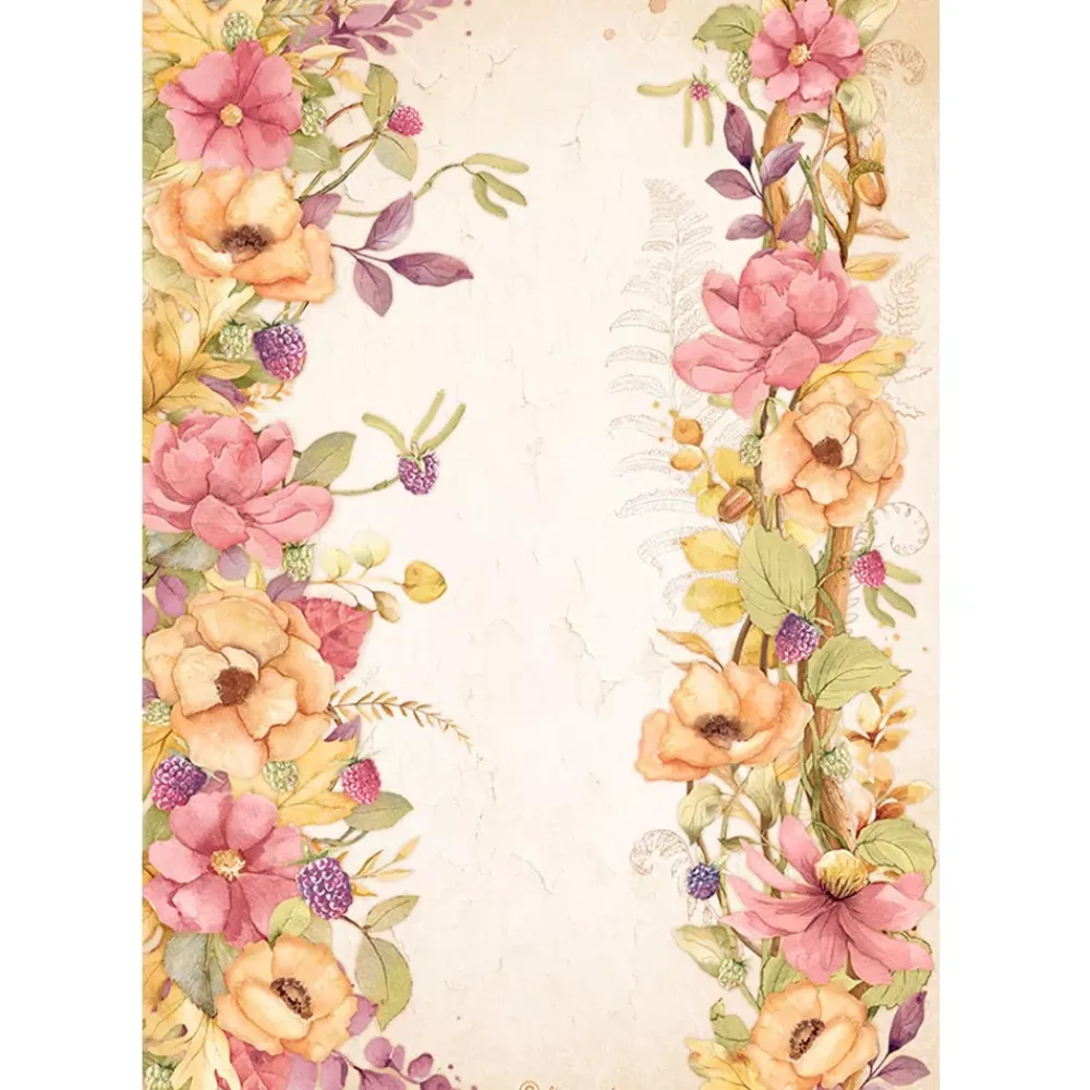 Hot Set 6 papeles de arroz Romantic Woodland 21x29cm Decoupage