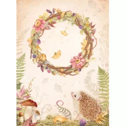 Hot Set 6 papeles de arroz Romantic Woodland 21x29cm Decoupage
