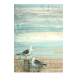 New Set 8 papeles de arroz Sea Land 10x15cm Papeles|Decoupage