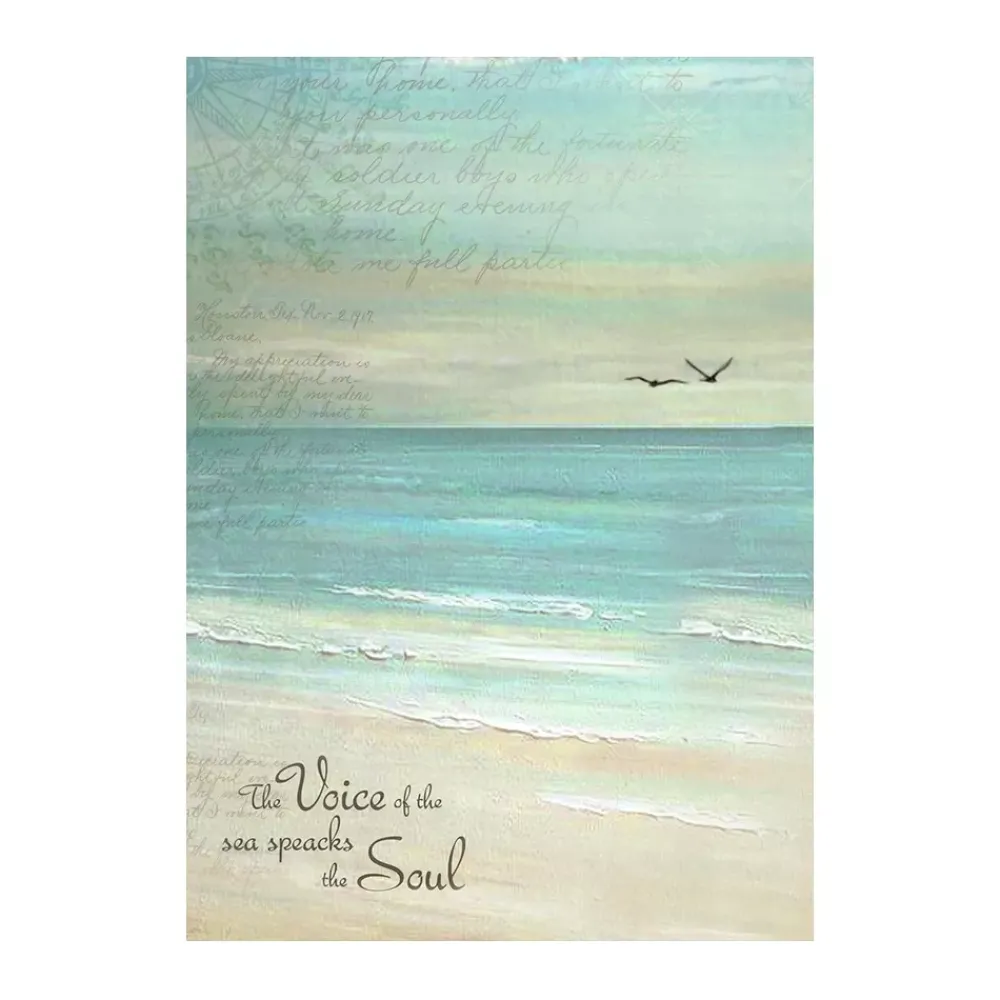 New Set 8 papeles de arroz Sea Land 10x15cm Papeles|Decoupage