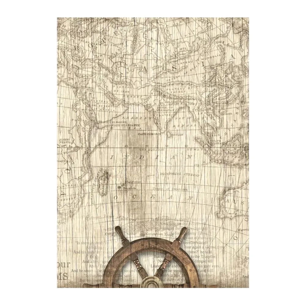New Set 8 papeles de arroz Sea Land 10x15cm Papeles|Decoupage