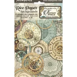 New Set 8 papeles de arroz Sir Vagabond in Fantasy World 10x15cm Papeles|Decoupage