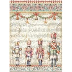 Set 6 papeles de arroz The Nutcracker 21x30cm Decoupage|Papeles