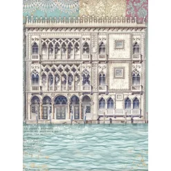 Clearance Set 6 papeles de arroz Venice City Of Art 21x30cm Decoupage|Papeles