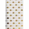 Set 3 Papeles de Seda Puntos Oro 50x70cm Navidad