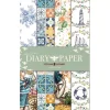Set 4 papeles para decoupage Collector Diary III A4 Papeles|Decoupage
