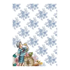 Set 4 papeles para decoupage Collector Diary III A4 Papeles|Decoupage