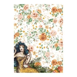 Set 4 papeles para decoupage Collector Diary III A4 Papeles|Decoupage