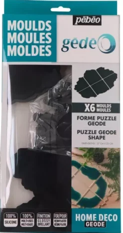 Outlet Set 6 piezas molde bandeja con asas Gedeo Resinas