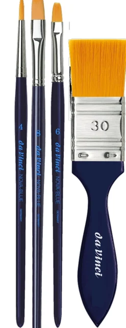 Sale Set 4 pinceles 11660 Norma Blue Pinceles Y Brochas