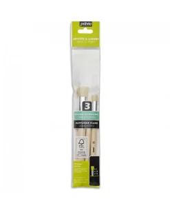 Outlet Set 3 pinceles para estarcido cerdas finas Pinceles Y Brochas