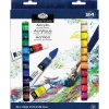 Hot Set 24 Pinturas Acrílicas 12ml Pinturas Acrílicas