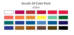 Hot Set 24 Pinturas Acrílicas 12ml Pinturas Acrílicas