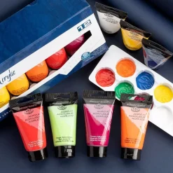 Clearance Set 12 Pinturas Acrílicas 75ml Pinturas Acrílicas