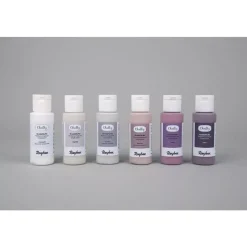 Hot Set 6 Pinturas Chalk Tonos Rosa 60ml Pinturas Chalk Paint