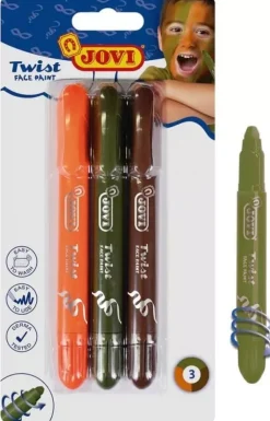 Clearance Set 3 Pinturas Maquillaje Twist Boy Niños Niños Y Regalos