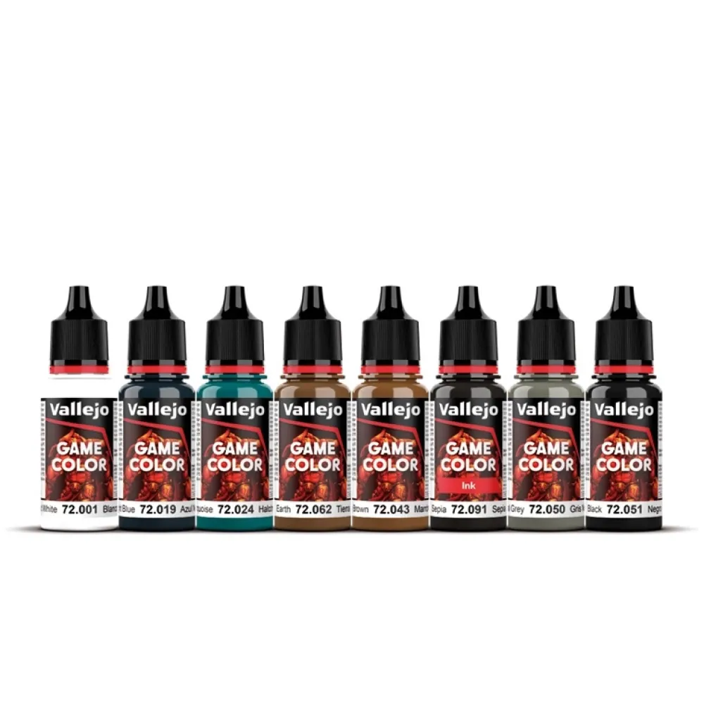 Hot Set 8 pinturas modelismo Non Metallic Metal Game Color Effects 18ml Pinturas Para Maquetas Y Modelismo