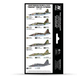 Discount Set 8 pinturas modelismo Soviet/Russian colors Su-25/39 Frogfoot from 80’s to present 17ml Pinturas Para Maquetas Y Modelismo