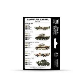 Set 6 pinturas modelismo WWII USMC Colors Sand Patterns 1942-1945 17ml Pinturas Para Maquetas Y Modelismo