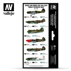 New Set 8 pinturas para modelismo 197 Soviet Air Force VVS 1941 to 1943 “Great Patriotic War” Air War 17ml Pinturas Para Maquetas Y Modelismo|Maquetas Y Modelismo