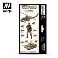 Online Set 8 pinturas para modelismo 220 WWIII American Armour & Infantry Wargames Flames of War 17ml Pinturas Para Maquetas Y Modelismo|Maquetas Y Modelismo