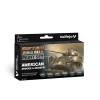 Hot Set 6 pinturas para modelismo 203 WWII American Armour & Infantry Wargames Flames of War 17ml Maquetas Y Modelismo