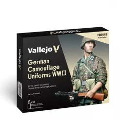 Sale Set 16 pinturas para modelismo 261 German Camouflage Uniforms WWII Figure 18ml Pinturas Acrílicas|Pinturas Para Maquetas Y Modelismo