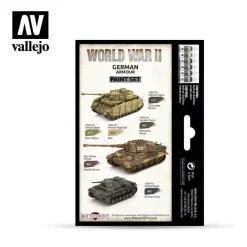 New Set 6 pinturas para modelismo 205 WWII German Armour Wargames Flames of War 17ml Pinturas Para Maquetas Y Modelismo|Maquetas Y Modelismo
