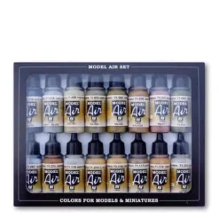 New Set 16 pinturas para modelismo 208 German WWII Europe & Africa AFV 17ml Pinturas Para Maquetas Y Modelismo|Maquetas Y Modelismo