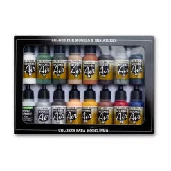 Sale Set 16 pinturas para modelismo 191 Colores ferroviarios Model Air 17ml Maquetas Y Modelismo|Pinturas Para Maquetas Y Modelismo