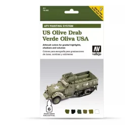 Sale Set 6 pinturas para modelismo 402 US Olive Drab AFV 8ml Maquetas Y Modelismo|Pinturas Para Maquetas Y Modelismo