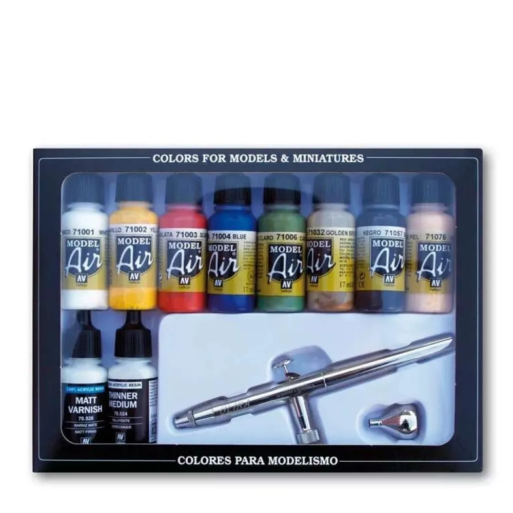 Sale Set 10 pinturas para modelismo 167 Básicos y Aerógrafo 17ml Pinturas Para Maquetas Y Modelismo|Maquetas Y Modelismo