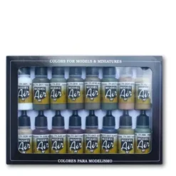 Outlet Set 16 pinturas para modelismo 189 WWII Aliados/Alemán Air War 17ml Maquetas Y Modelismo|Pinturas Para Maquetas Y Modelismo