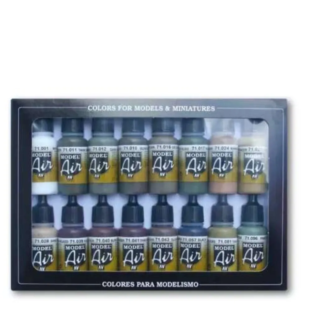Outlet Set 16 pinturas para modelismo 189 WWII Aliados/Alemán Air War 17ml Maquetas Y Modelismo|Pinturas Para Maquetas Y Modelismo